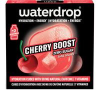 Waterdrop Microenergy Cherry Boost Cubes D’Hydratation Avec Caféine Naturelle 12 Pièces
