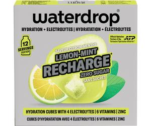 Waterdrop Microlyte Lemonmint Recharge Cubes D’Hydratation Avec Électrolytes 12 Pièces