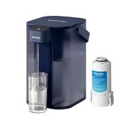 Waterdrop Pichet à eau électrique à action instantanée et filtre de 3 mois - Système de filtration d'eau de 3,5 l - Réduit 98 % de chlore et plus de 20 impuretés - Bleu