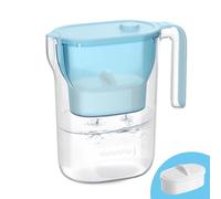 Waterdrop Pichet filtre à eau Réfrigérateur Pichet filtre à eau avec filtre 3 mois, 2,5 L, certifié NSF, sans BPA, bleu (filtre de rechange : WD-PF-01A Plus)