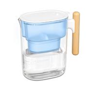 Waterdrop Chubby Cruche de Filtre à eau Avec Filtre 1 × 90 Jours, 3.5 L, Réduit le Fluorure, le Chlore et Plus, Certifiée NSF, Sans BPA, Bleu Clair (Filtre de Remplacement: WD-PF-01A Plus)