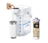 Waterdrop Réduction TDS, Fontaine filtrante rechargeable, 3,5 l, 5 niveaux, Conserve les minéraux essentiels, Améliore le goût