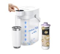 Waterdrop TDS Reduction Distributeur de filtre à eau instantané, 5 étapes rechargeable, améliore instantanément la saveur