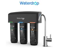 Waterdrop TSB Système de filtre à eau sous évier avec robinet dédié, filtre à eau haute capacité à 8 couches, certifié NSF/ANSI 42