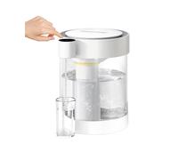 Waterdrop Verre Pichet filtre à eau électrique rechargeable, WD-ED12W 5,3L Adoucisseur d'eau filtre à calcaire 3 mois Distributeur de filtre à eau instantané