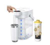Waterdrop WD-ED11W Pichet filtre à eau électrique rechargeable, 3,5L Adoucisseur d'eau Filtre anticalcaire 3 mois Longue durée de vie Distributeur instantané
