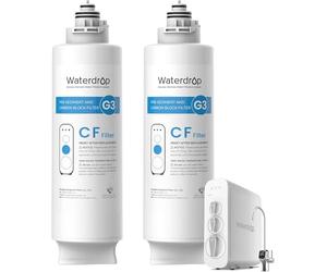 Waterdrop WD-G3-N1CF Filtre, Durée de Vie 6 Mois, Remplacement Pour WD-G3-W Système D'osmose Inverse, 2-Pack