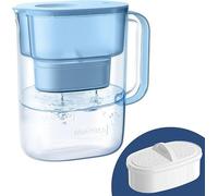 Waterdrop WD-PT-07 Lucid carafe filtrante avec 1×90 filtres journaliers, 3.5L, réduit le fluorure, le chlore et plus, certifié NSF, sans BPA, bleu