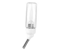 Waterers Distributeur de bouteilles d'eau 80 ml/125 ml pour petits animaux, cochons d'Inde, hamster, design anti-goutte
