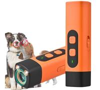Wateresty Anti Bark,2025 New Wateresty Dog Bark Deterrent Device with LED Flashlight,Anti Barking Device for Dogs,Portable Ultrasonic Dog Training Device Stop Bad Behavior Without Yell/Swat (A)