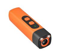 Wateresty Répulsif à ultrasons pour chien avec lampe de poche LED, sûr et efficace pour arrêter les aboiements des voisins, intérieur et extérieur, rechargeable (1 pièce)