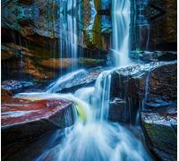 Waterfall Big, Rideau Imprimé 280x245 Cm, 2 Parts