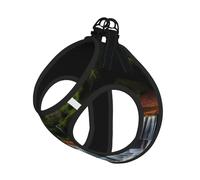 Waterfall View Ensemble harnais et laisse doux pour animal de compagnie, harnais en maille réglable pour chiots et chats de petite, petite et grande taille