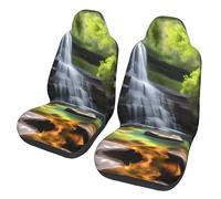 Waterfall Views Dua Sarung JOK Mobil,*, Sarung JOK Mobil Depan, Cocok Untuk Sebagian Besar Mobil, SUV, Truk, Van, Dll.