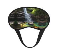 Waterfall Views Masque de sommeil doux pour les yeux Masque pour les yeux Bandeau Lisse Confortable Couverture des yeux avec