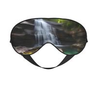 Waterfall Views Masque doux pour les yeux. Unisexe, confortable et respirant, adapté pour le repos quotidien. Vous aide à entrer rapidement dans un sommeil profond.