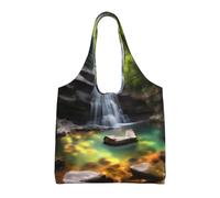 Waterfall Views Sac fourre-tout léger en toile pour femme