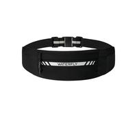 WATERFLY Ceinture de course à pied : sac banane fin et respirant 4 poches pour homme et femme, pour sport, entraînement, fitness, support de téléphone - Ceinture de course à pied, marathon, jogging