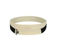 WATERFLY Ceinture de course : sac banane fin pour homme et femme, support de téléphone pour entraînement, marathon, jogging, bleu, beige, Ceinture de course légère