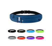 Waterfly Ceinture de Course Smartphone: Réglable Étanche Running Belt Portable Sacs Bananes de Sport Homme Femme Léger Ceinture élastique pour Jogging Courir Fitness Randonnée