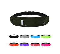 Waterfly Ceinture de Course Smartphone: Réglable Étanche Running Belt Portable Sacs Bananes de Sport Homme Femme Léger Ceinture élastique pour Jogging Courir Fitness Randonnée