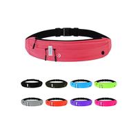 Waterfly Ceinture de Course Smartphone: Réglable Étanche Running Belt Portable Sacs Bananes de Sport Homme Femme Léger Ceinture élastique pour Jogging Courir Fitness Randonnée