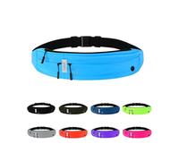 Waterfly Ceinture de Course Smartphone: Réglable Étanche Running Belt Portable Sacs Bananes de Sport Homme Femme Léger Ceinture élastique pour Jogging Courir Fitness Randonnée