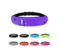 Waterfly Ceinture de Course Smartphone: Réglable Étanche Running Belt Portable Sacs Bananes de Sport Homme Femme Léger Ceinture élastique pour Jogging Courir Fitness Randonnée