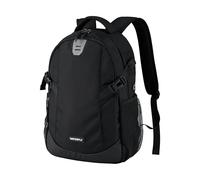 WATERFLY Sac à dos de voyage décontracté pour ordinateur portable : 20 l pour homme et femme, pour le travail, le quotidien, la randonnée, la gym, le sport, l'entraînement, noir