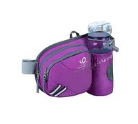 Waterfly Sac Banane Homme et Femme Sacoche Banane de Sport Ceinture de Course avec Porte Bouteille