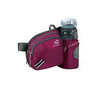 Waterfly Sac Banane Homme et Femme Sacoche Banane de Sport Ceinture de Course avec Porte Bouteille