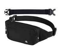 Waterfly Sac Banane Homme Femme: Étanche Unisexe Petite Sacoche Banane de Sport Ceinture allongée pour Randonnée Cyclisme Balade Ville Vacances