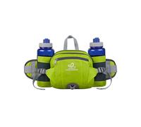 Waterfly Sac Banane Porte Bouteille Sac Ceinture Banane Homme Femme pour Sport Voyage Randonnée Cyclisme (Vert Clair)