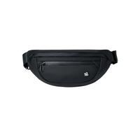 WATERFLY Sac banane sac banane sport petit : sac banane sportif unisexe élégant et léger pour l'extérieur voyage randonnée voyage voyage homme femme, Noir-1, Taille unique, sport