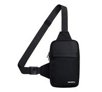 Waterfly Sac de Poitrine Homme: Petit Sac à Bandoulière Léger Crossbody Backpack Pochette Telephone Portable Sling Bag pour Voyage Sports de Plein Air Homme et Femme