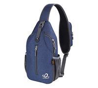 Waterfly Sac de Poitrine Sac Bandouliere Sacoche Bandouliere Sac à Dos Petit pour Sport Randonnée Cyclisme Homme et Femme