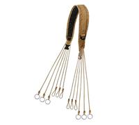 Waterfowl Duck Call Lanyard, 12 Rings Hunting Carrier Strap, Multi-Use Accessories for Turkey, Mallard, Squirrel, Geese, and Bird, Comfortable Hunting Gear for Outdoors, Waterfowl Enthusiasts