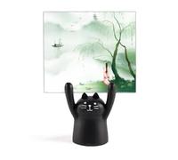 Waterfront Tristesse Porte-mémo en forme de chat noir de style chinois