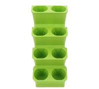 Watering Cans - Stackable Planter | Set of 4 Double-Layer Bonsai Flower Holders for Living Room, Patio, Balcony, Garden and Gardening. Space-Saving Removable Double-Layer Bonsai Holder.