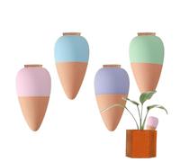 Watering Stakes, Vegetable Irrigation Spikes, 15.16x4.72x7.8in Convenient Irrigation Solution, 4pcs Automatic Water Set, Efficient Garden Watering Tool for Lawn, Flowerbed, Greenhouse Use