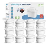 WaterJingYi Lot de 6 Cartouches de Filtre à eau de, Remplacement pour Brita® Maxtra Pro® Maxtra+® Plus All-in-1, Remplacement Du Filtre à Eau Compatible avec Brita® Marella® Carafe Filtrante (12)