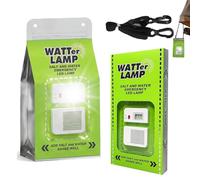 Waterlight Lampe Eau Salée,Battery Free Salt Water Lamp,Emergency Light For Camping And Survival,140 Hour Emergency Light,Essential Survival Equipment For Breakdowns(A)