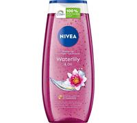 Waterlily & Oil Gel Douche Nourrissant (250 Ml), Gel Douche Rafraîchissant Avec Perles D'huile Nourrissante, Douche Douillette Avec Parfum Délicat Nénuphar