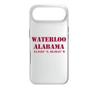 Waterloo Alabama Coordonnées Souvenir Coque pour iPhone Air