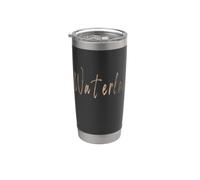 Waterloo Iowa Design vintage élégant Gobelet isotherme en acier inoxydable double paroi
