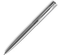 Waterman Allure Ballpoint Pen Chrome Medium Point Blue Ink Gift Box