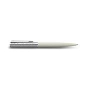 Stylo bille Waterman Allure Deluxe Blanc, recharge bleue pointe moyenne, coffret cadeau Blanc G