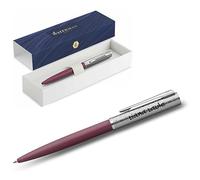 Waterman Allure Deluxe Stylo à bille gravé | Cadeau pour homme et femme | inspiré par la mode parisienne | personnalisé | gravé (Rose, Stylo à bille)