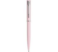 Waterman, stylo bille Allure, vernis rose macaron mat, pointe moyenne, encre bleue, coffret cadeau