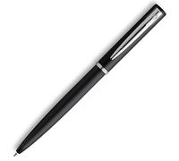 Waterman Stylo bille Allure – laque noire satinée, encre bleue, pointe moyenne – Coffret Noir G